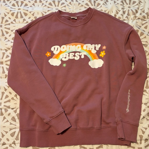 Doing My Best Sweatshirt by the brand See The Way I See. Barely worn. - Picture 1 of 3